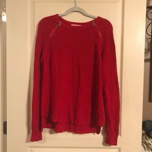 Red Michael Kors Sweater.